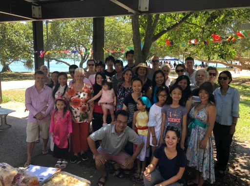 Group of multicultural people posing for a photo