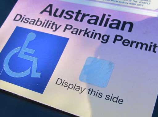 Disability parking permits